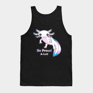 Transgender Pride Axolotl Tank Top